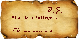 Pinczés Pellegrin névjegykártya